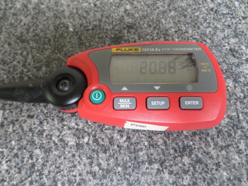 Fluke 1551A-EX 1551A Ex Stik Thermometer Readout - PV80 - Image 3