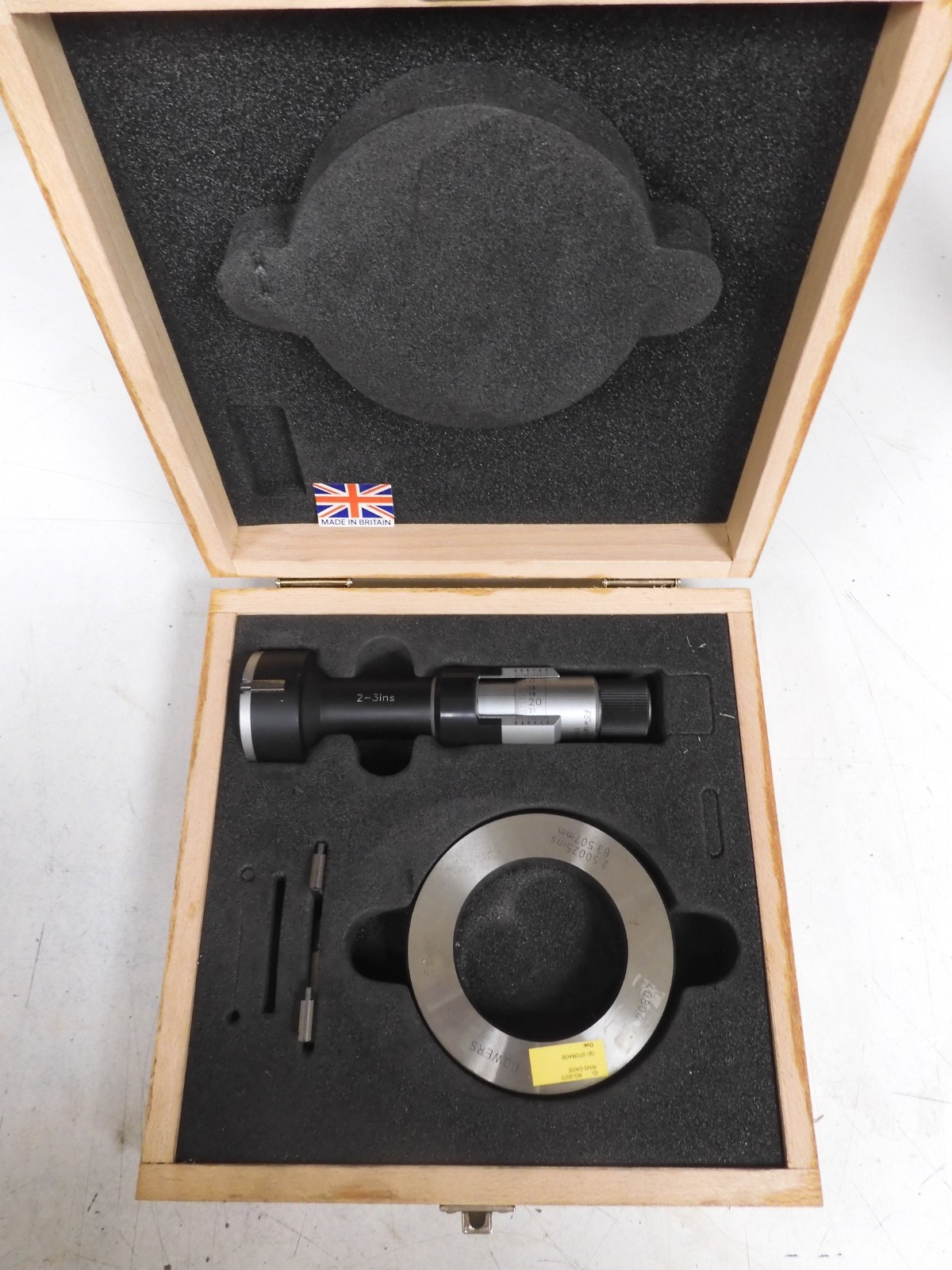 Fowler Bowers - 52-255-024 - Bore Gage/Holemike/Intrimik - 2-3"/.00025" - QB75