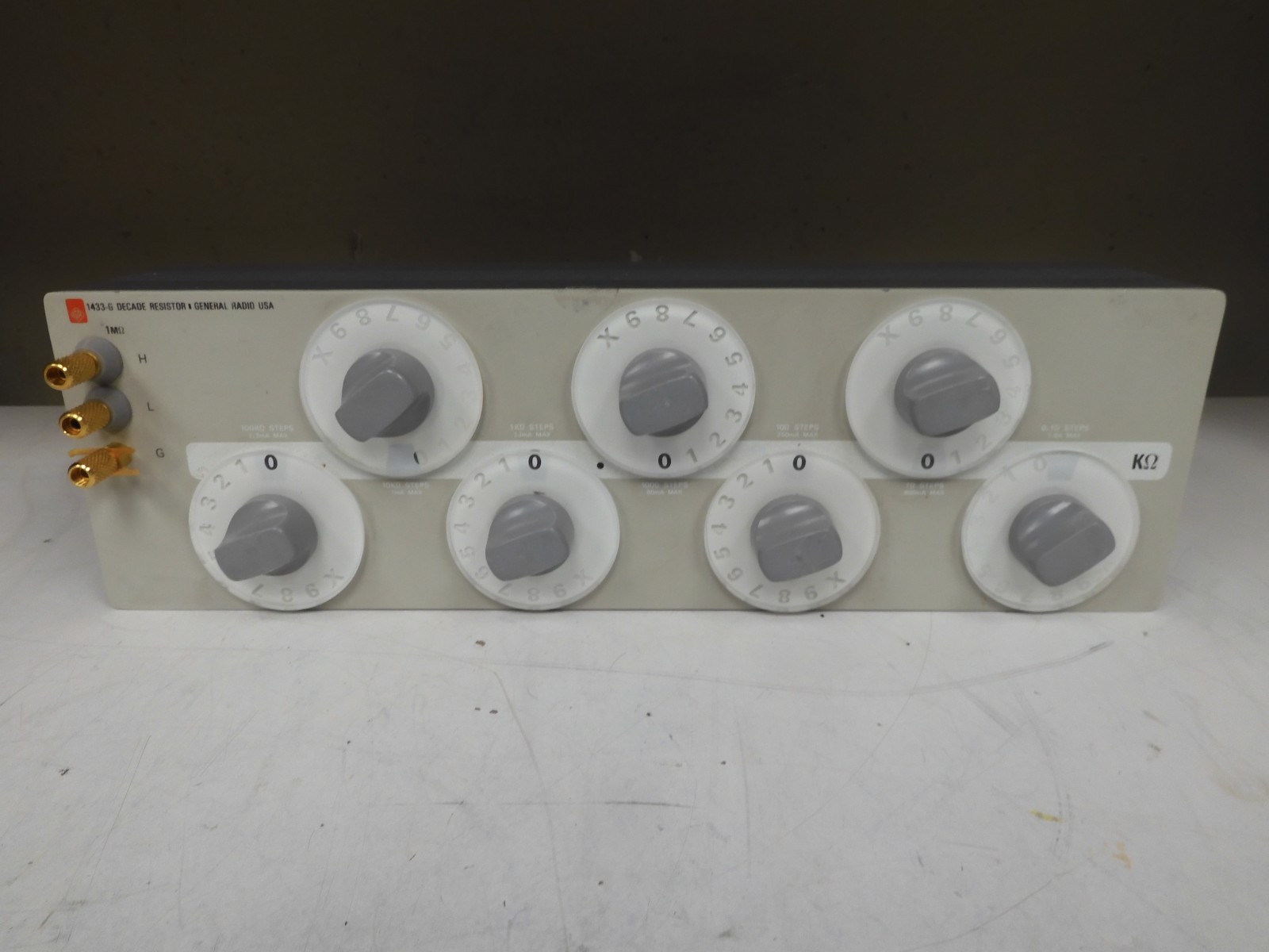 General Radio - 1433-G - 1M Ω Decade Resistor Box - QF68