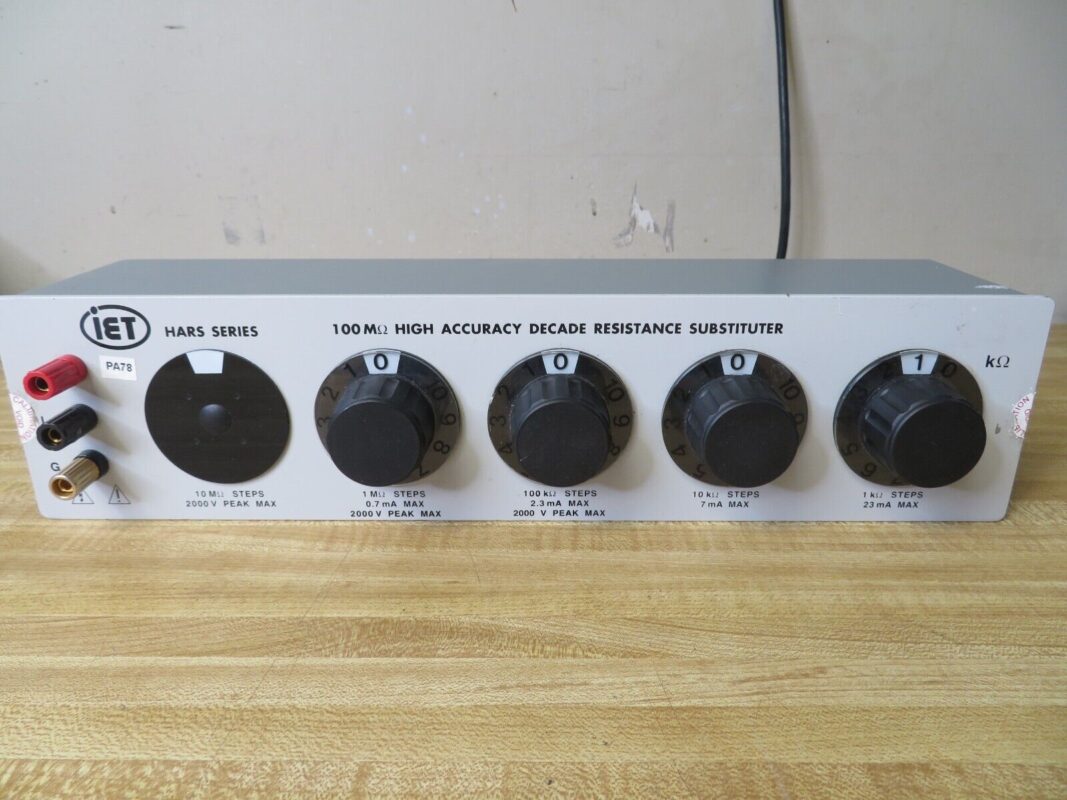 IET GenRad HARSX41k Resistance High Accuracy Decade Box PA78