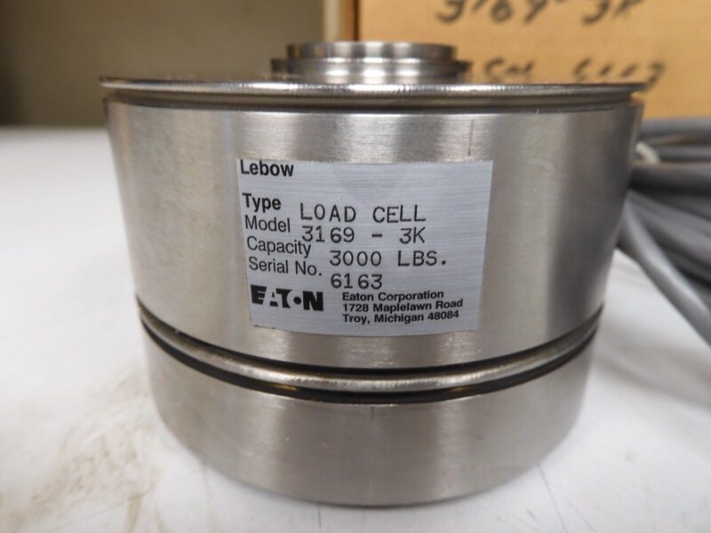 Lebow Load Cell - model 3169-1K - Capacity 1000 LBS - PY16 - Image 3