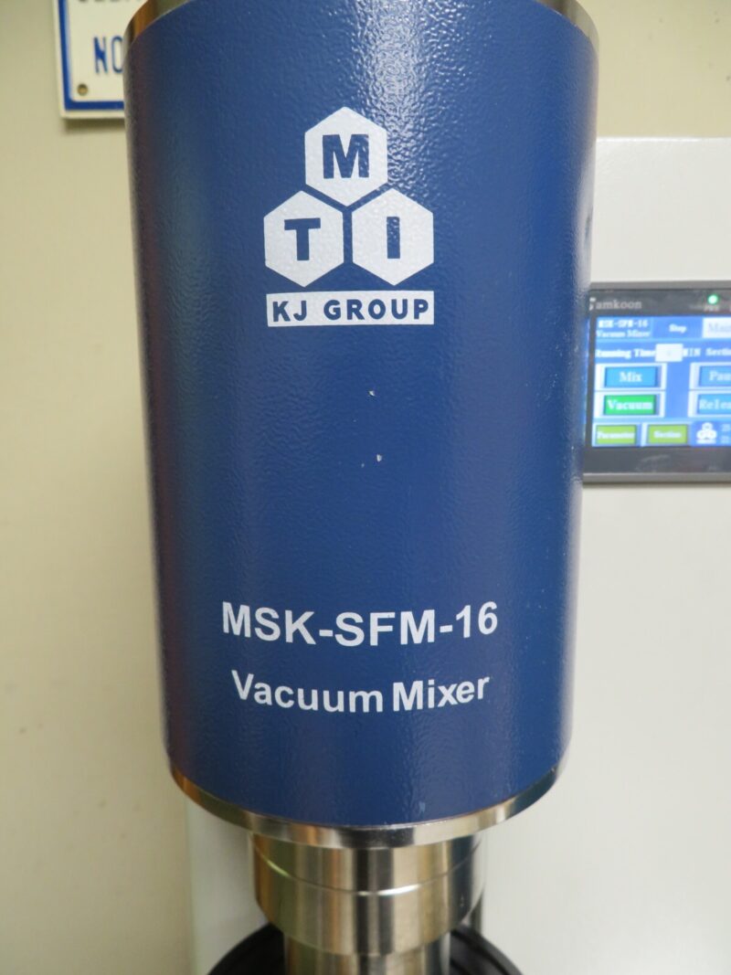 MTI MSK-SFM-16 DUAL-SHAFT PLANETARY VACUUM MIXER W CONTAINER - Image 3