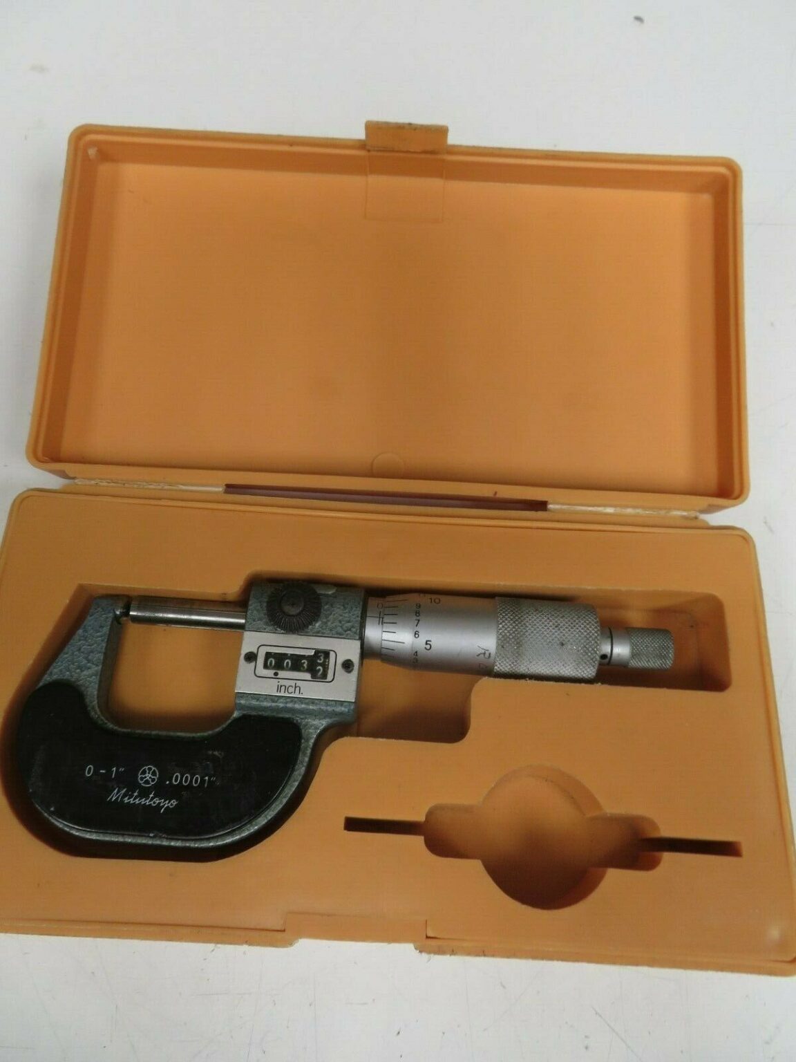 Mitutoyo 01"/.0001" Digimatic OD Micrometer w/ case OD3 Bullseye
