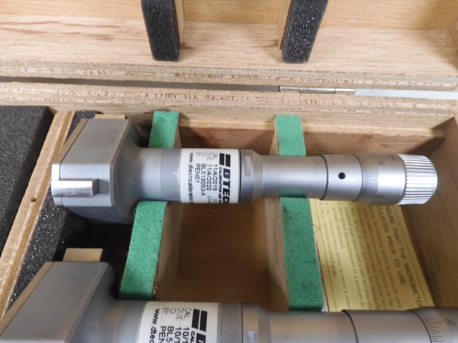 Mitutoyo - 368-993 - 3-Point Inside Micrometer Holtest 50-100mm/0.005mm - QF72 - Image 4