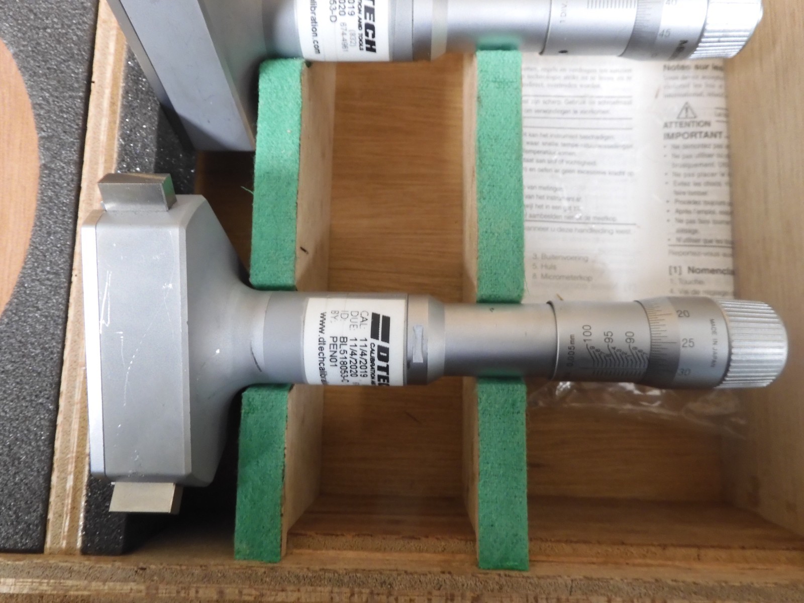 Mitutoyo - 368-993 - 3-Point Inside Micrometer Holtest 50-100mm/0.005mm - QF72 - Image 7