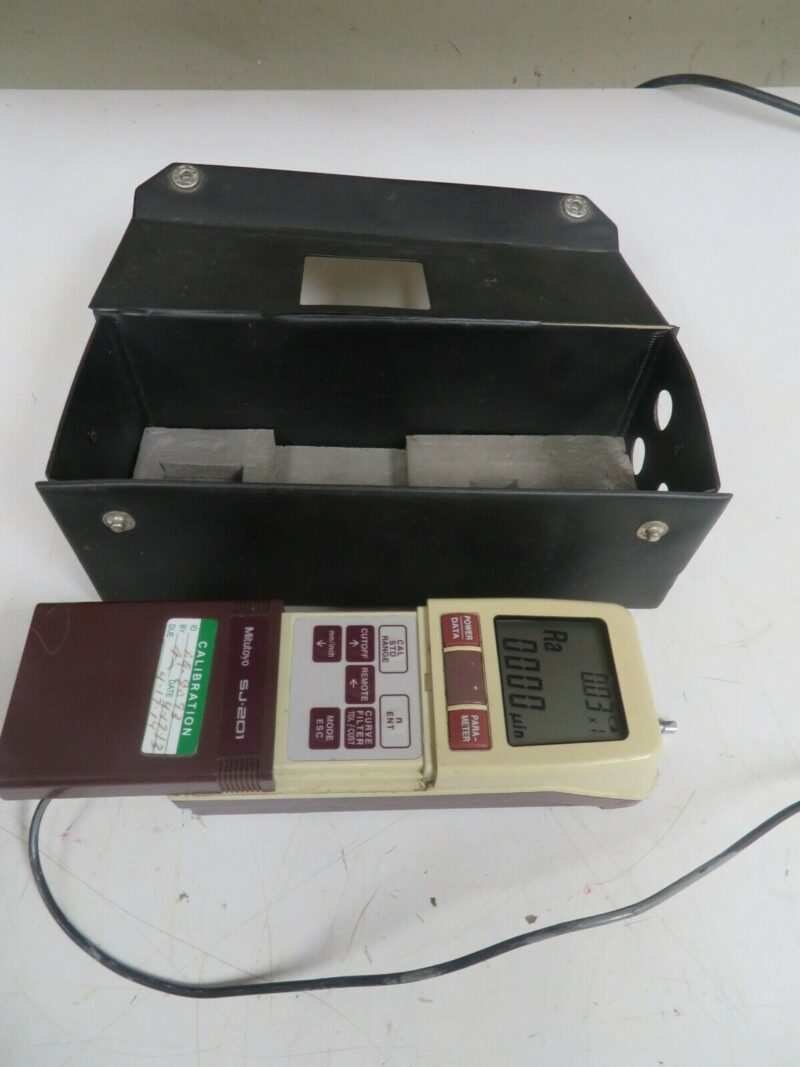 Mitutoyo SJ201 Surftest Profilometer Surface Finish Tester tested UQ42 Bullseye Calibration