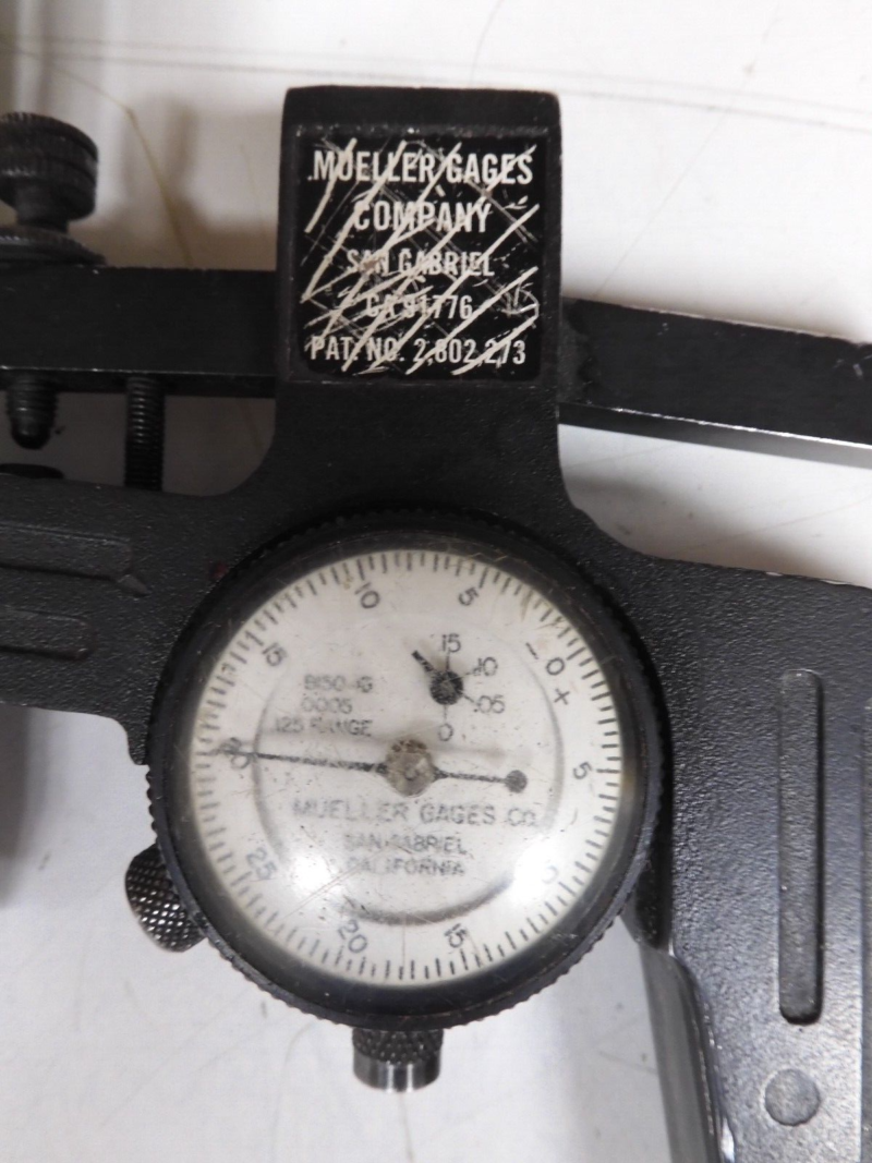 Mueller Gage- model 1904 - .73"- 6.875/.0005" Groove Diameter Gage - PW20 - Image 3