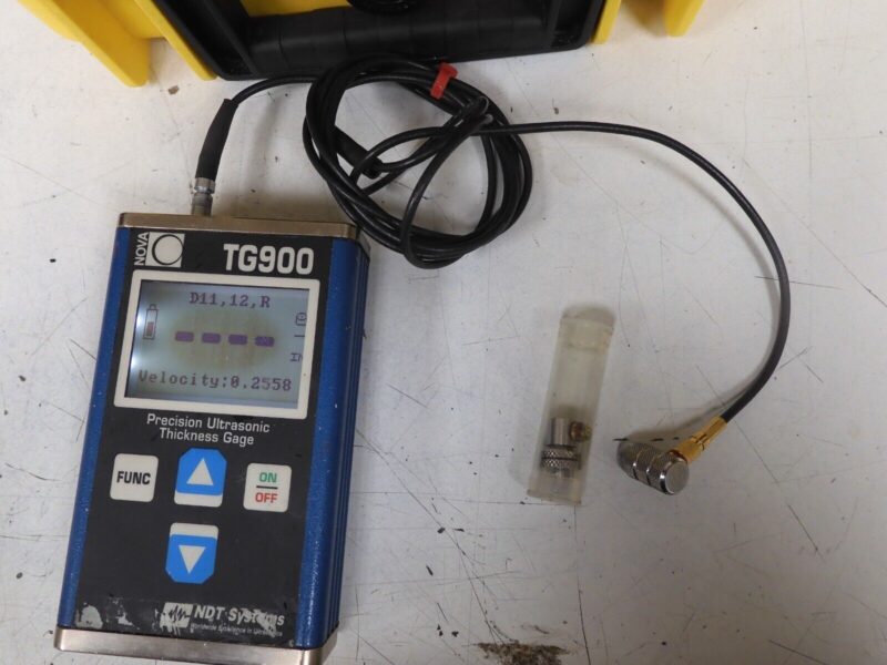 NDT Systems - Nova TG900 - Precision Ultrasonic Thickness Gage, 2 probes - PY63 - Image 3