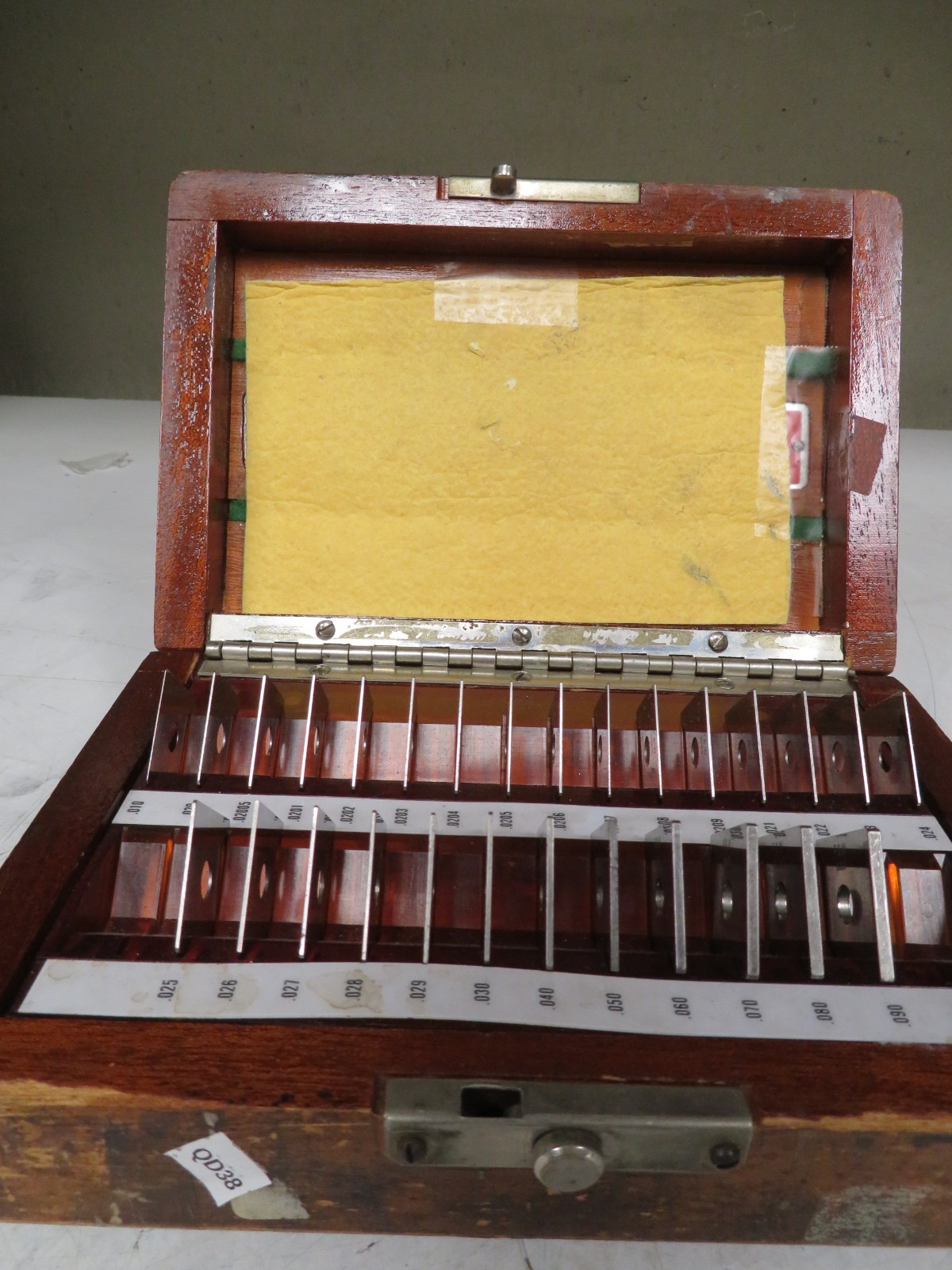 Pratt Whitney Hoke Steel  Square Thin Metric Square Gage Blocks QD38