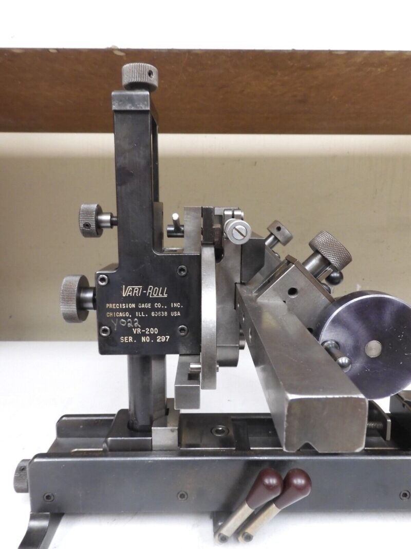 Precision Gage Vari-Roll - 9 3/4"/.0001" - Gear Measuring System Tester - PX77 - Image 3
