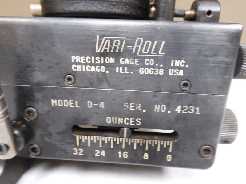Precision Gage Vari-Roll - 9 3/4"/.0001" - Gear Measuring System Tester - PX77 - Image 4
