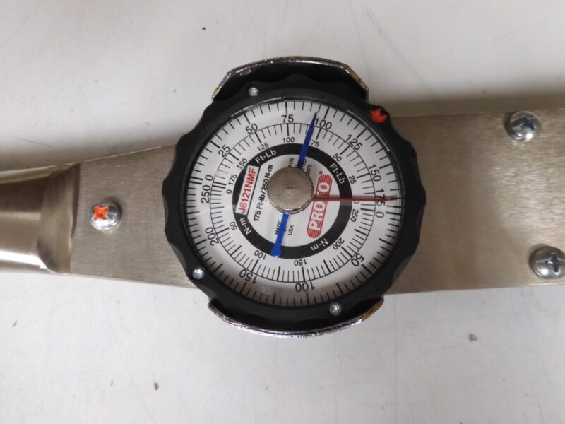 Proto - J6121NMF - Dial Torque Wrench 0-175 FT LBs / 250 N-M 1/2" drive - QA56 - Image 3