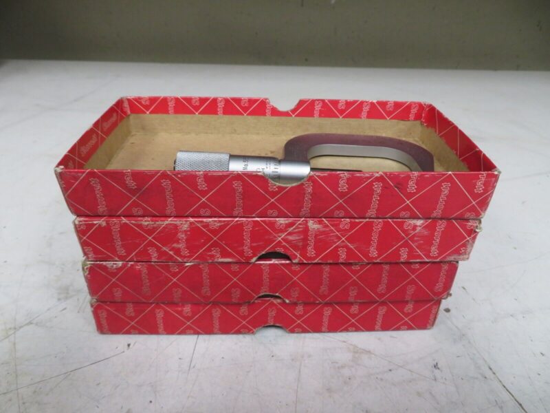 Starrett Thread Micrometer Set 0-1" MDL 575 B-D PU57 - Image 3