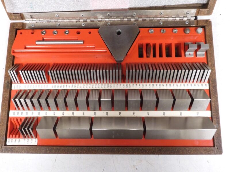 Starrett Webber - CroBlox, English, Grade 2 Gage Block Set - 86 pieces - PW5 - Image 4