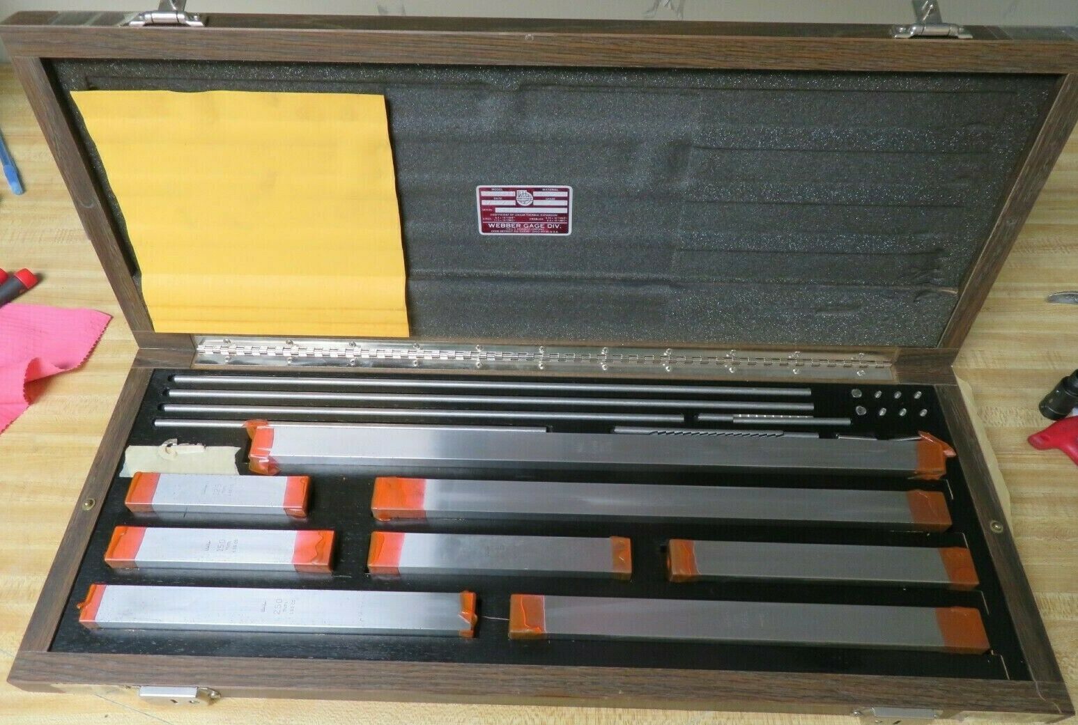 Starrett/Mixed Large/Long Gage Block Set 125500mm (Grand Master Set
