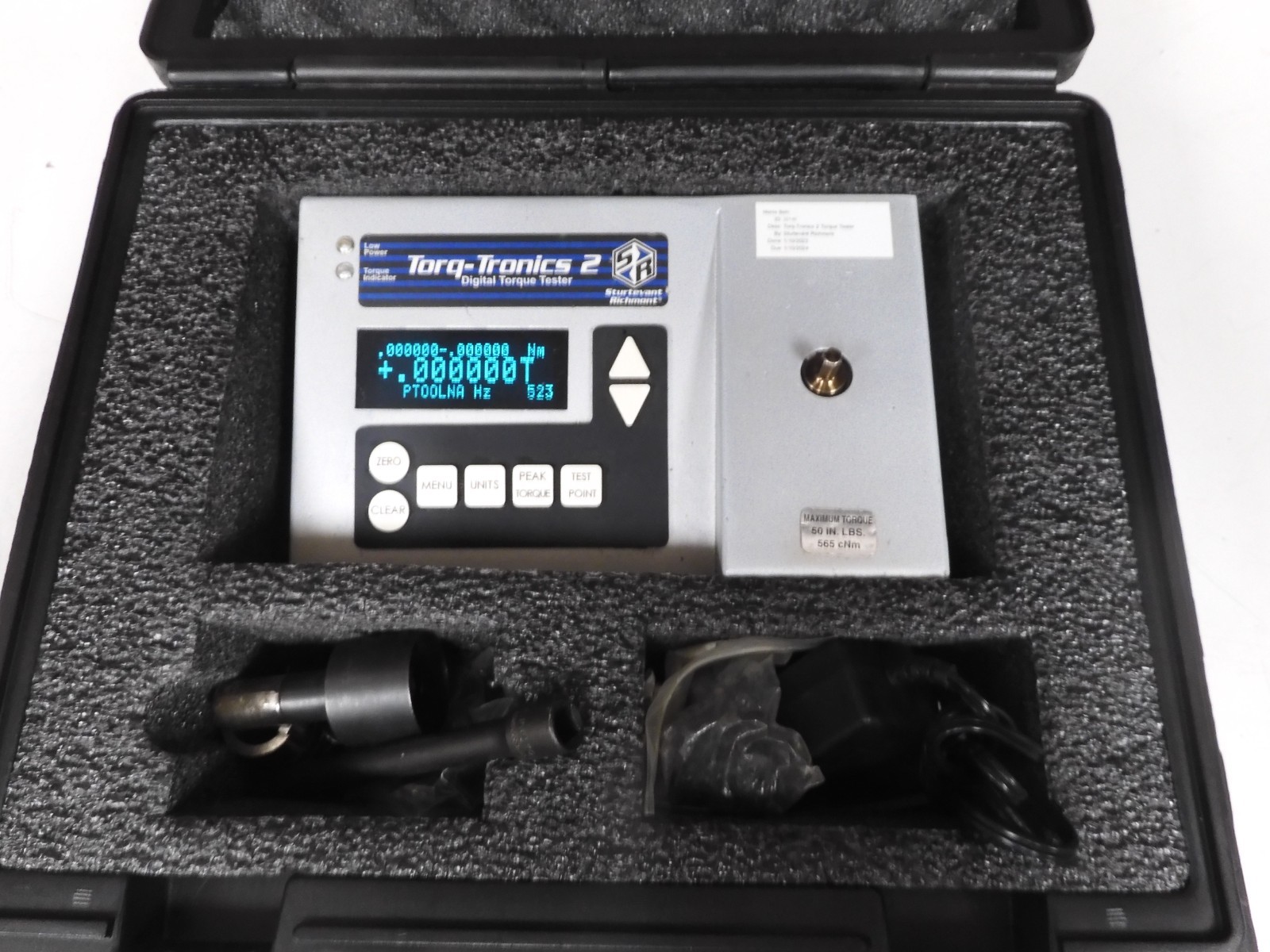 Sturtevant Richmont - Torq-Tronics 2 Torque Calibration System (50" LB) - QJ61