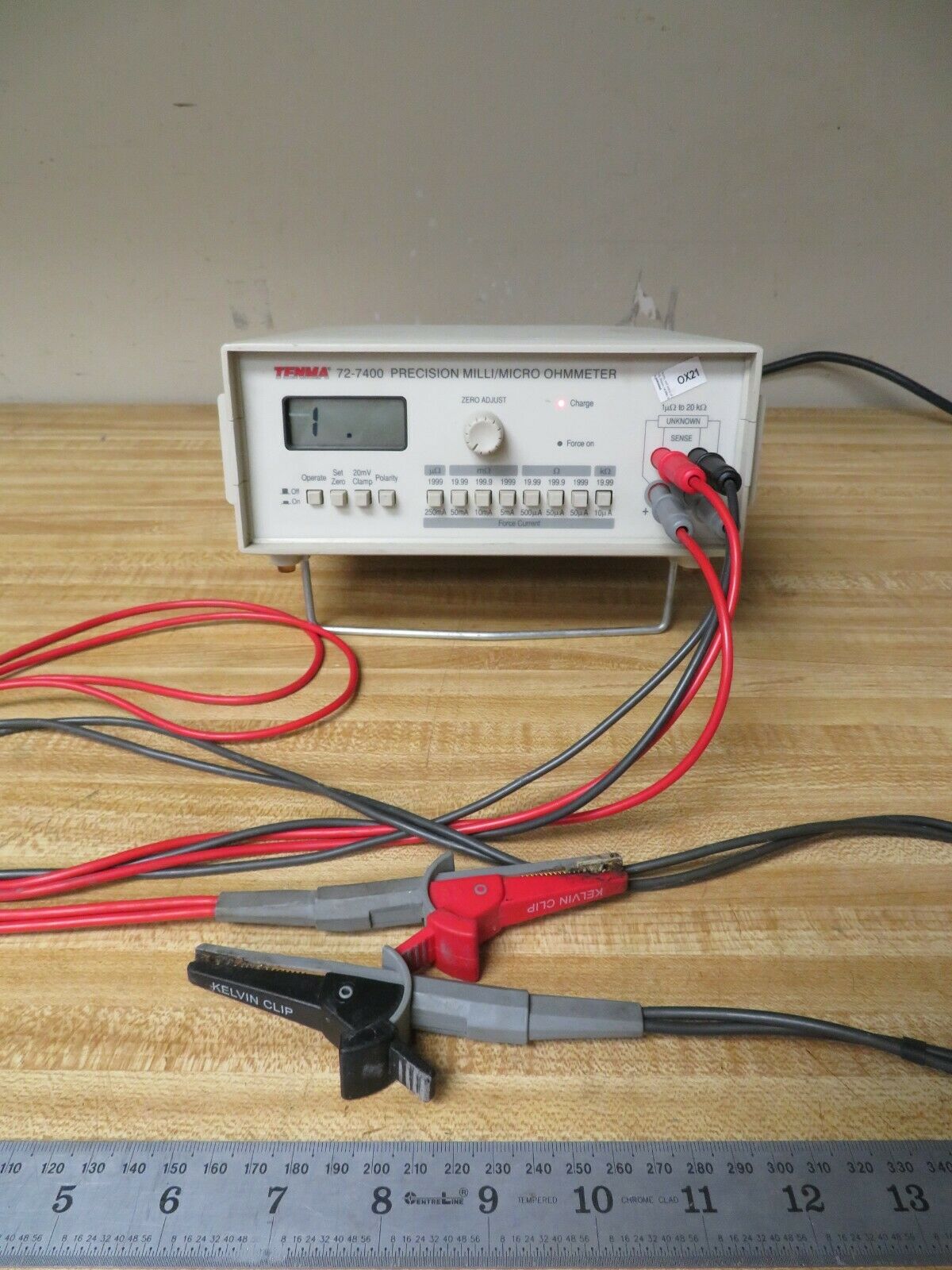 Tenma 727400 Precision Milli/MicroOhmmeter OX21 Bullseye Calibration