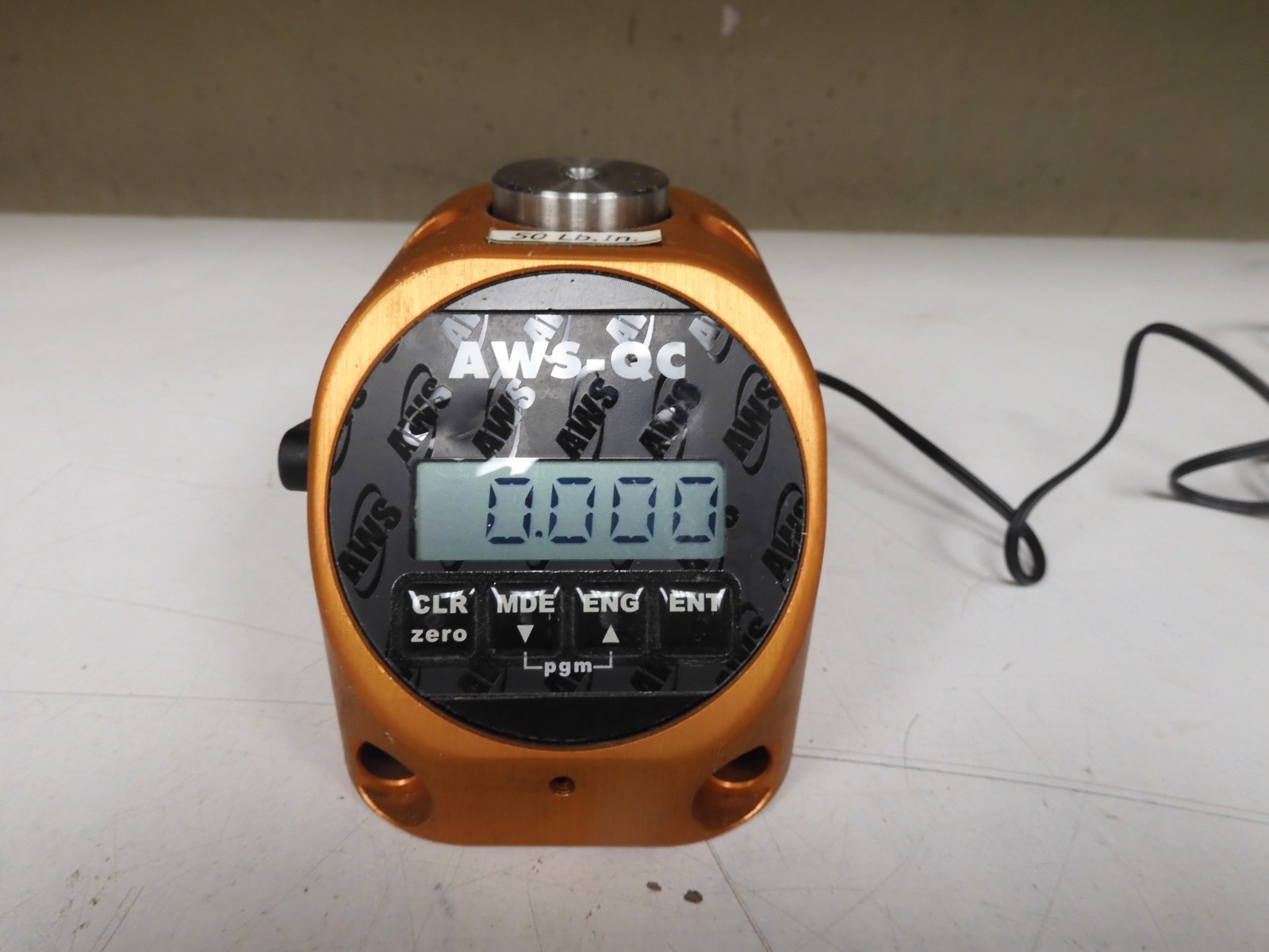 AWS-QC Torque Tester 50 in-lb - model TT-QC-50i-1/4 (1/4" Drive) - QJ63