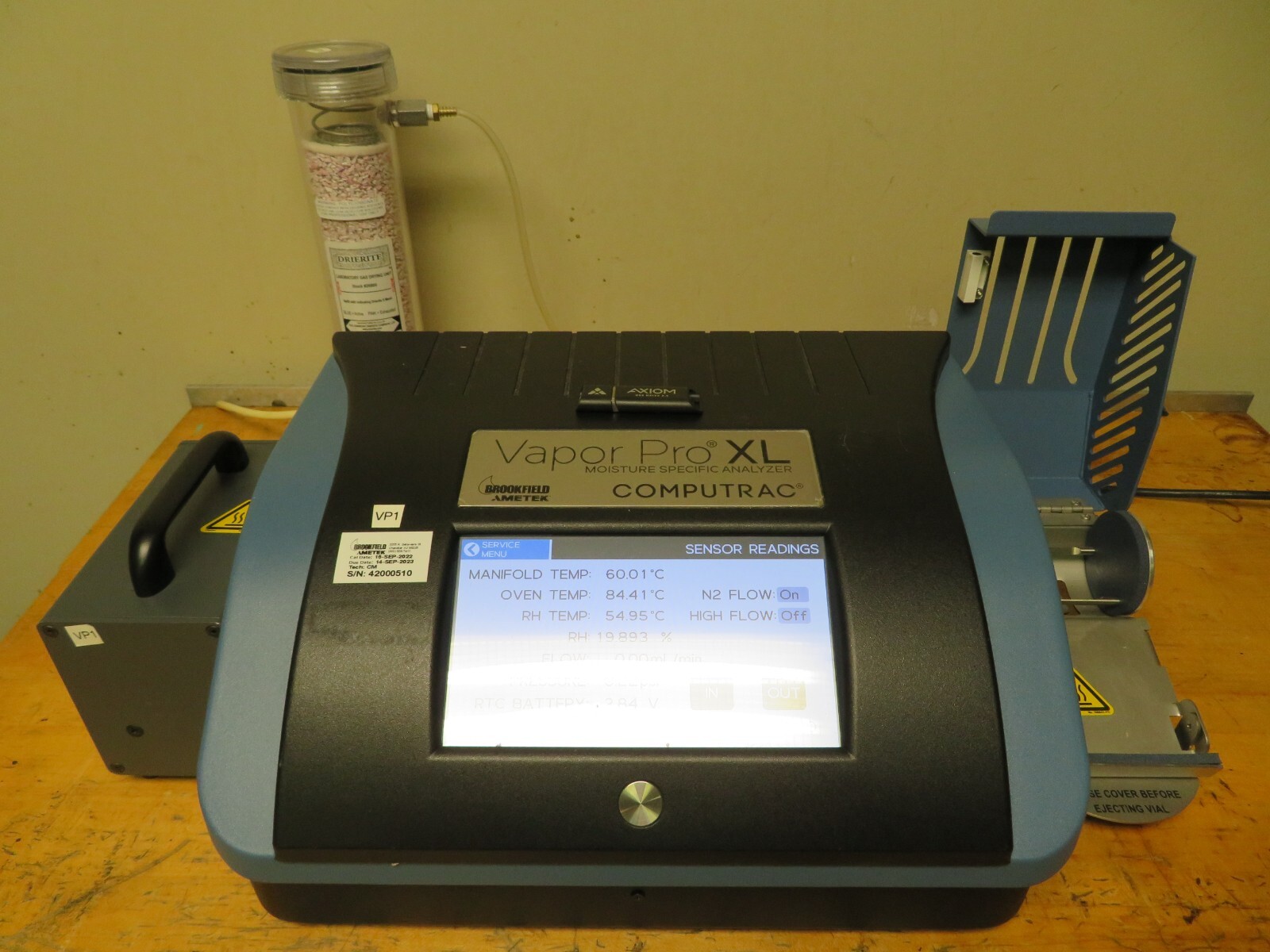 Ametek Computrac Vapor Pro XL R&D NEW 2023 Includes Dry Air Pump System - VP1