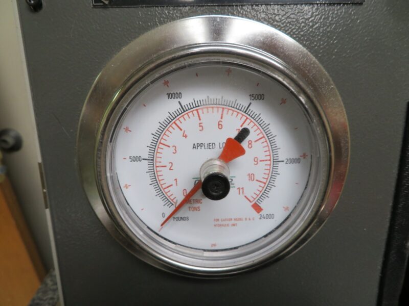 Carver 4350.L 12 Ton Bench Top Laboratory Pellet Press PV67 - Image 4