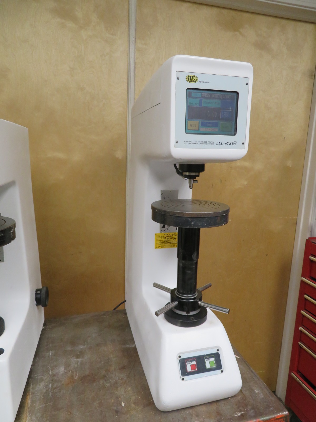 Clark CLC-200R Twin Rockwell hardness Tester Regular and Superficial Calibrated