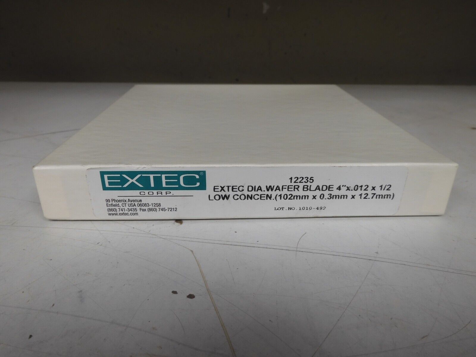 Extec - model 12235 Diamond Wafering Blade, .4" x.012" x 1/2" - PY6