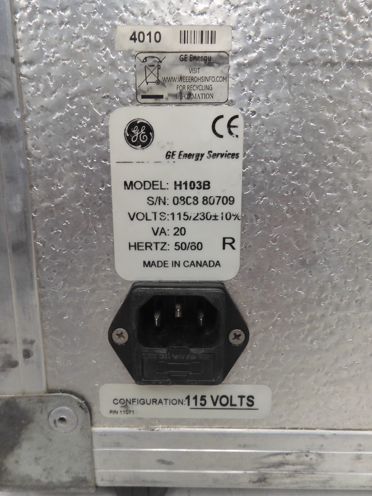 GE Hydran - model 103B - Transformer Incipient Fault Detector Oil Tester - QF49 - Image 3