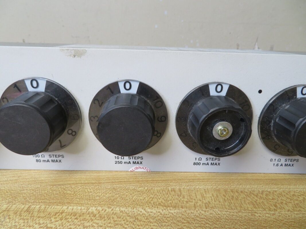 IET GenRad 143329 Resistance High Accuracy Decade Box PA79 Bullseye Calibration