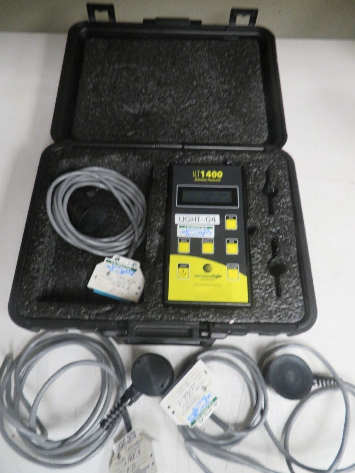 International Light ILT1400 Radiometer Photometer w/ 3 detectors PC6
