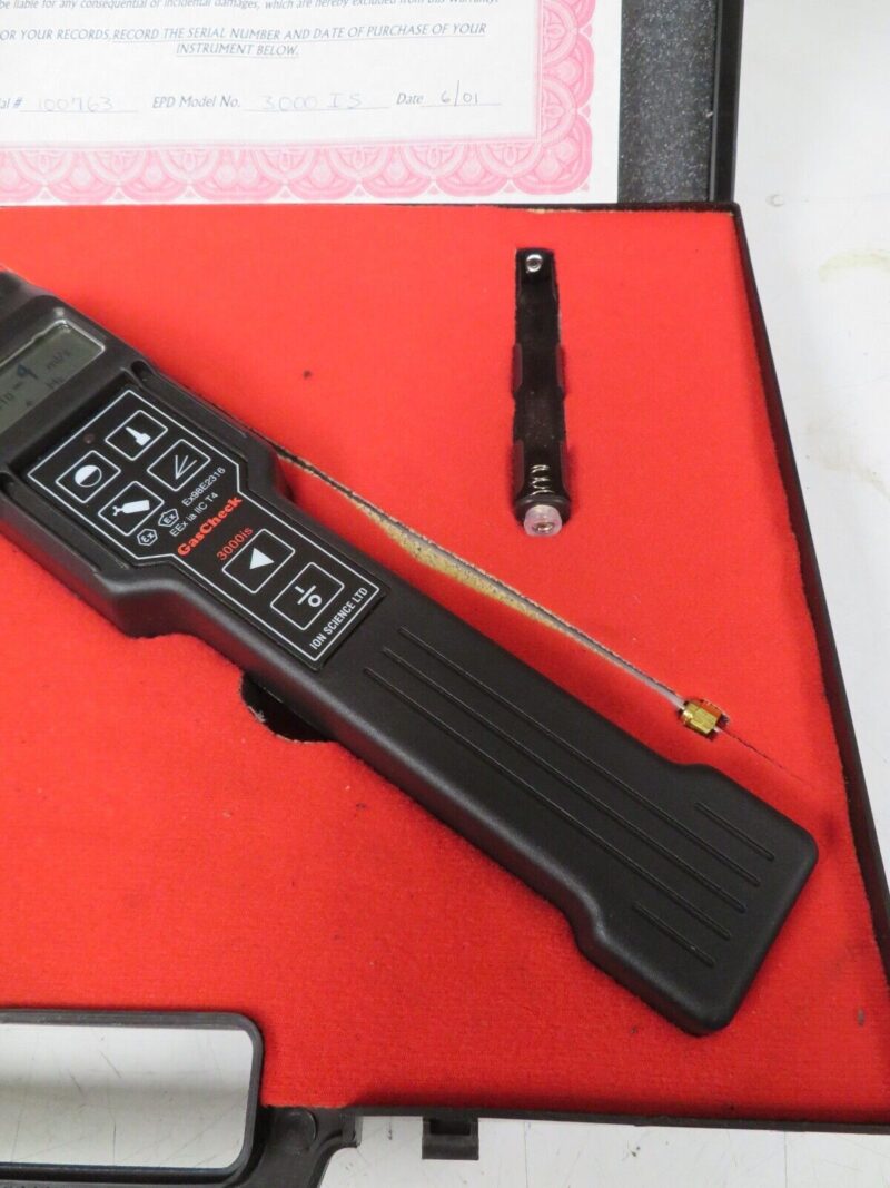 Ion Science - Gascheck 3000 IS Helium CFC Gas Leak Detector Tester PS46 - Image 3