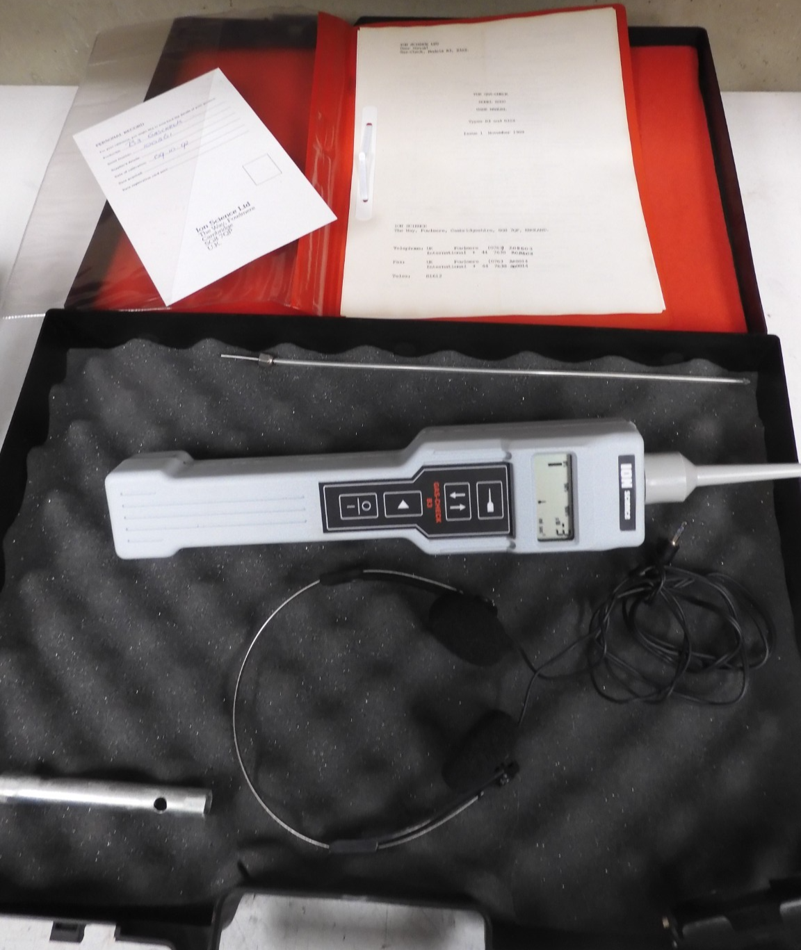 Ion Science - Gascheck model 8000 Type B3 - Gas Detection Instrument - QJ69