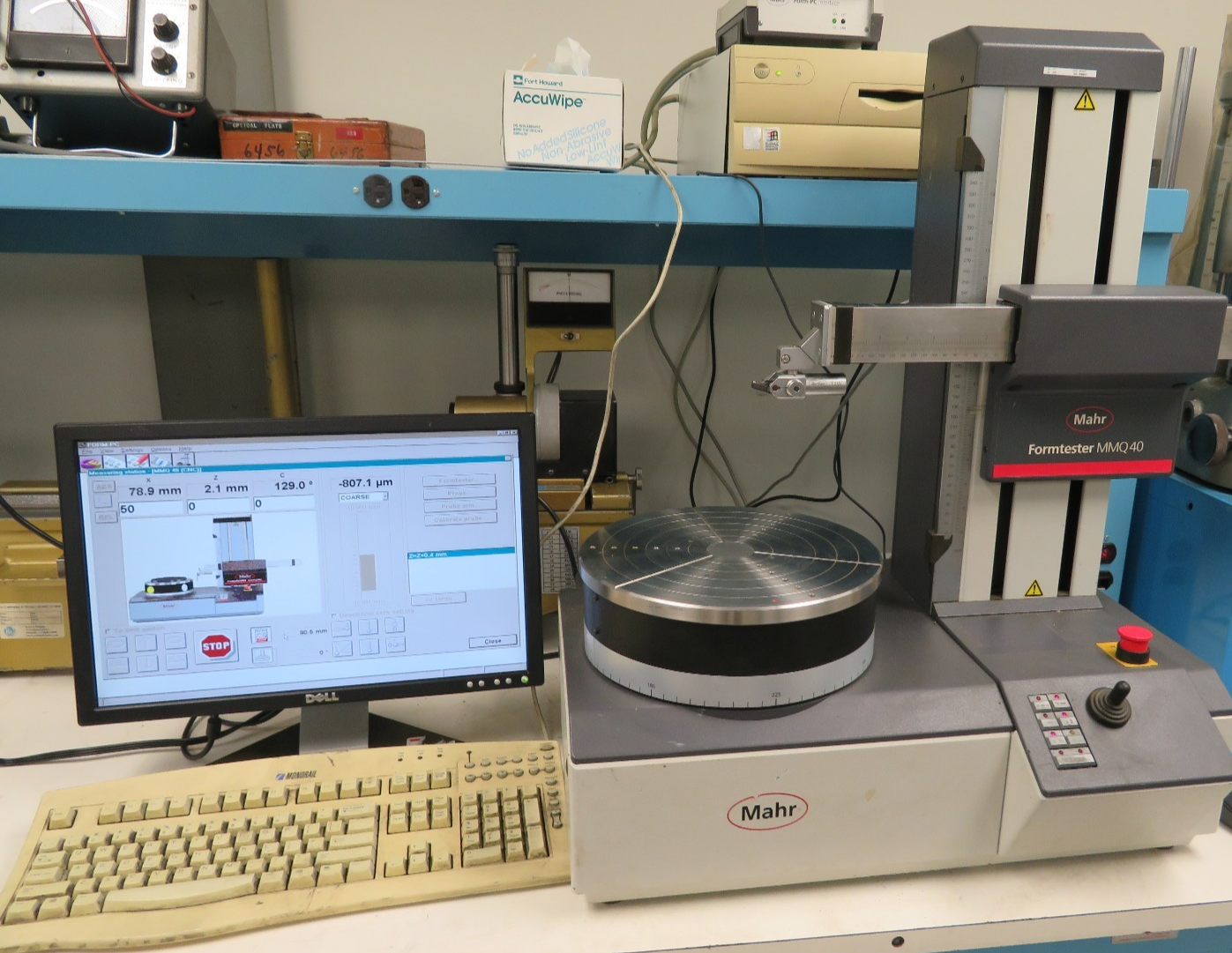 Mahr - MMQ 40 - Roundness Gage Formtester CNC Computer, Complete Tested