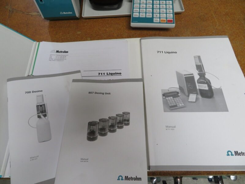 Metrohm 711 Liquino, 711 Controller, 700 Dosino Dosing Unit PB85 - Image 6