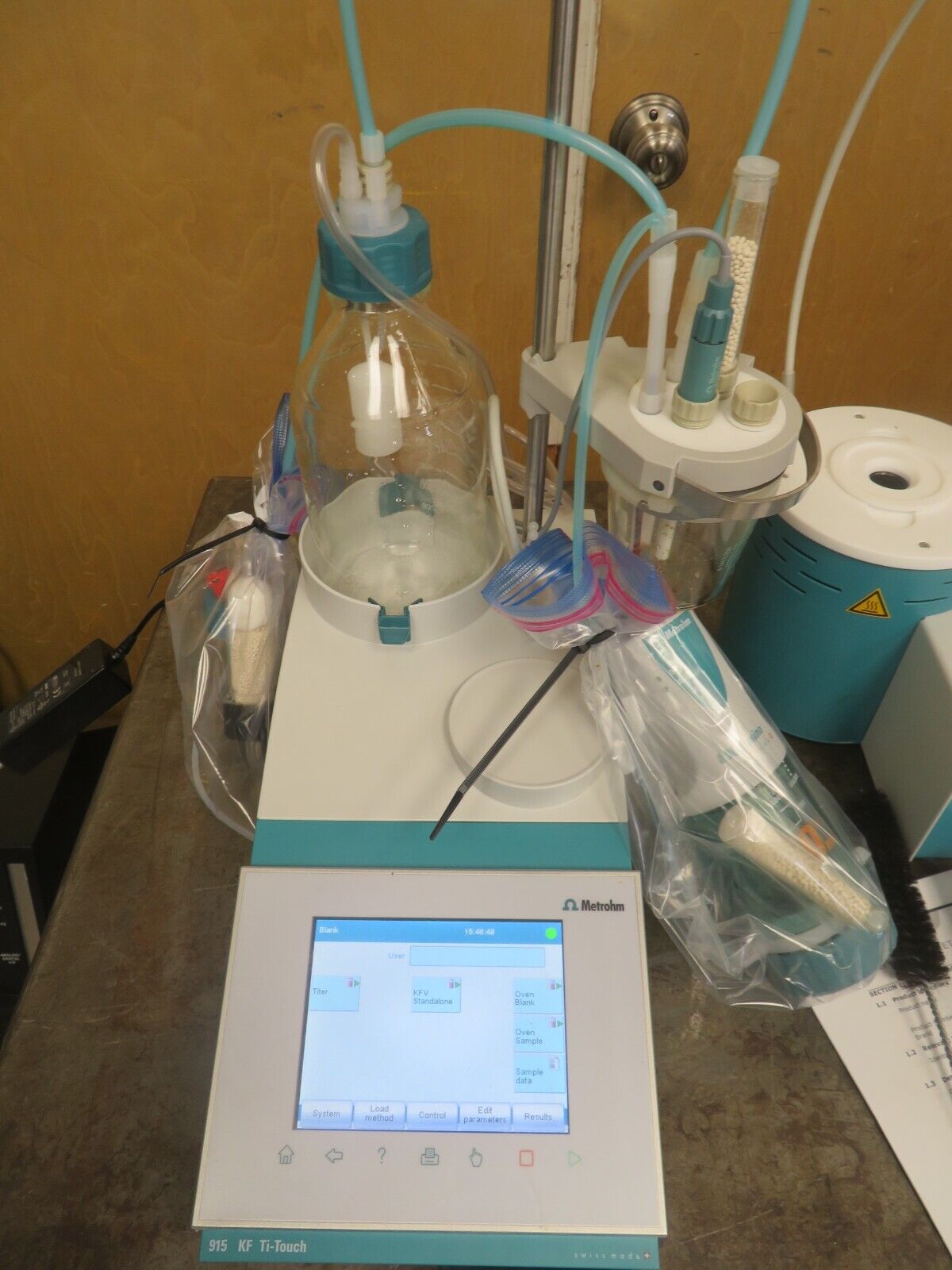metrohm-915-kf-ti-touch-compact-titrator-w-860-kf-thermoprep-800