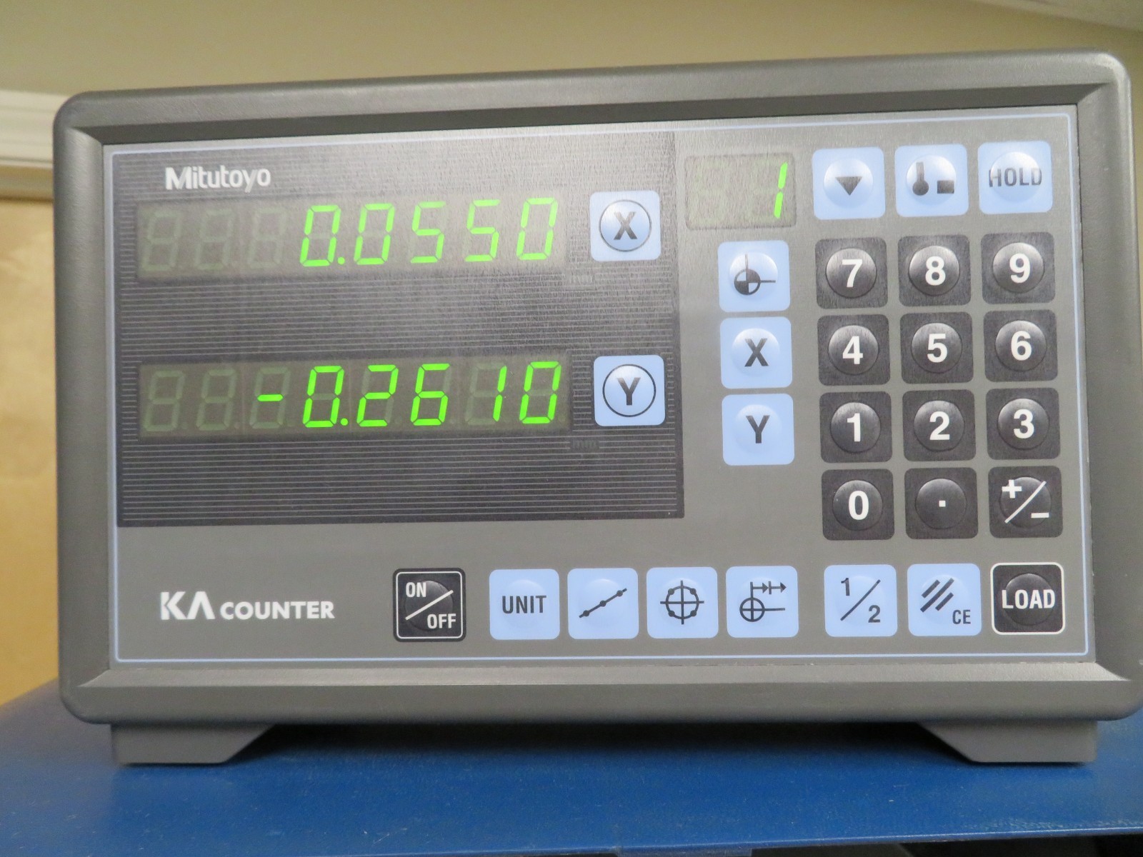 Mitutoyo 172-804A PH14LS 14 Optical Comparator w/ KA Counter & base cabinet QH27 - Image 3
