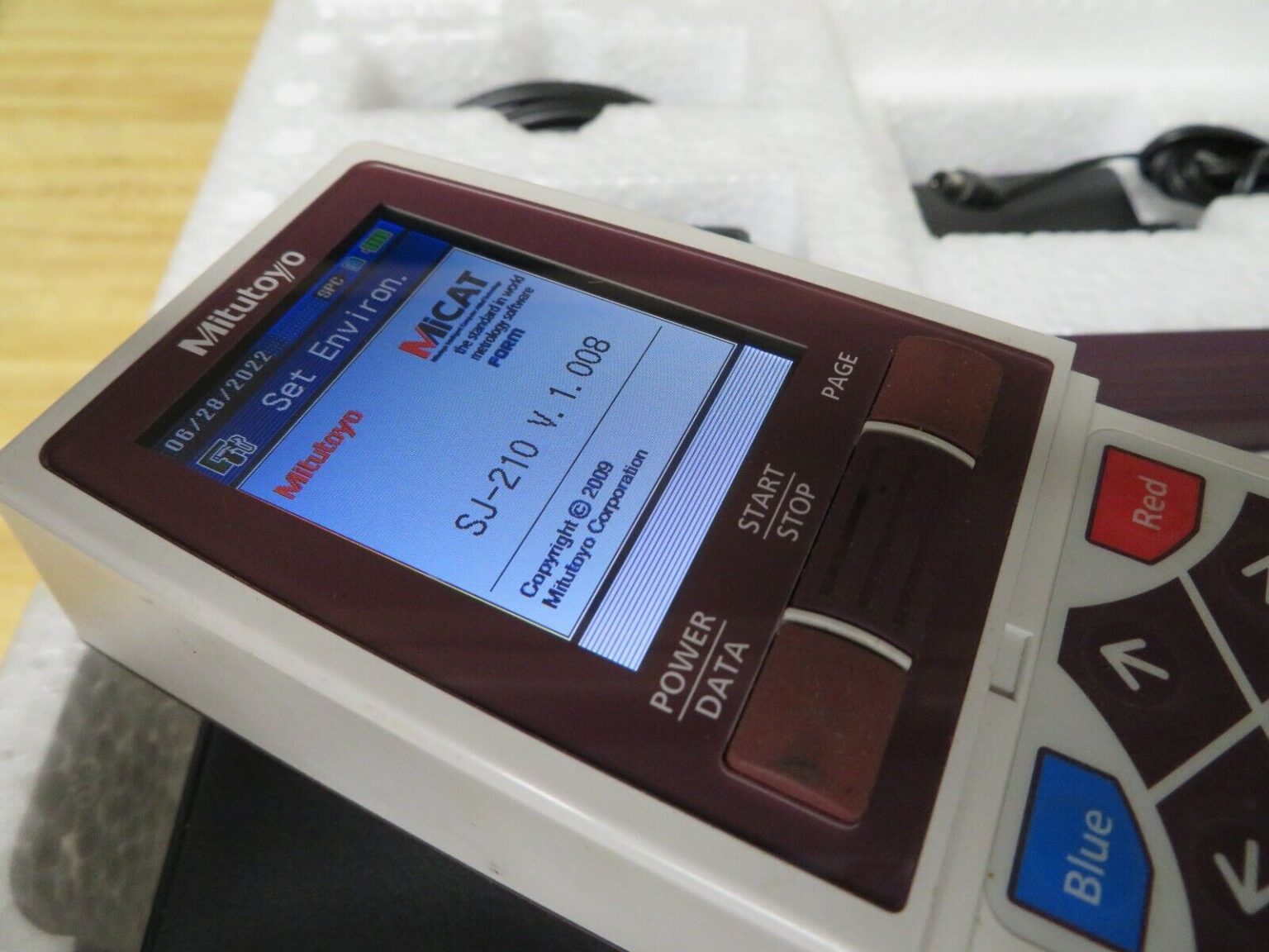 Mitutoyo SJ210 Profilometer Surface Finish Surftest OX27 Bullseye