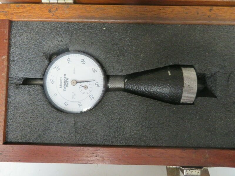 Mitutoyo model 526005C 090°/.001" Diameter Chamfer Check w/ case OY29 Bullseye