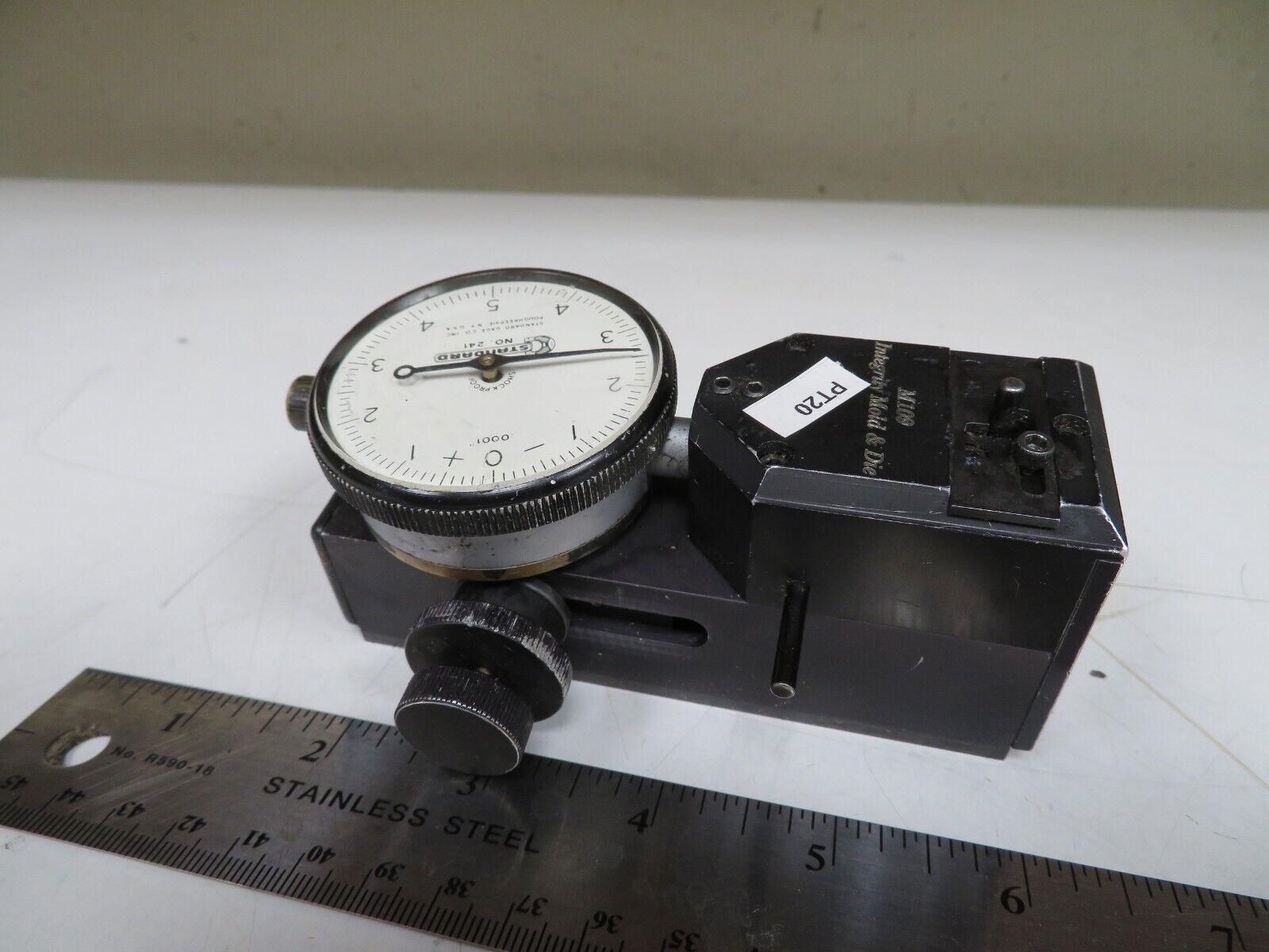 Mueller Gage Model 70m Shallow Diameter Groove Gage 7/16 - 3 1/4" .0001" PT20