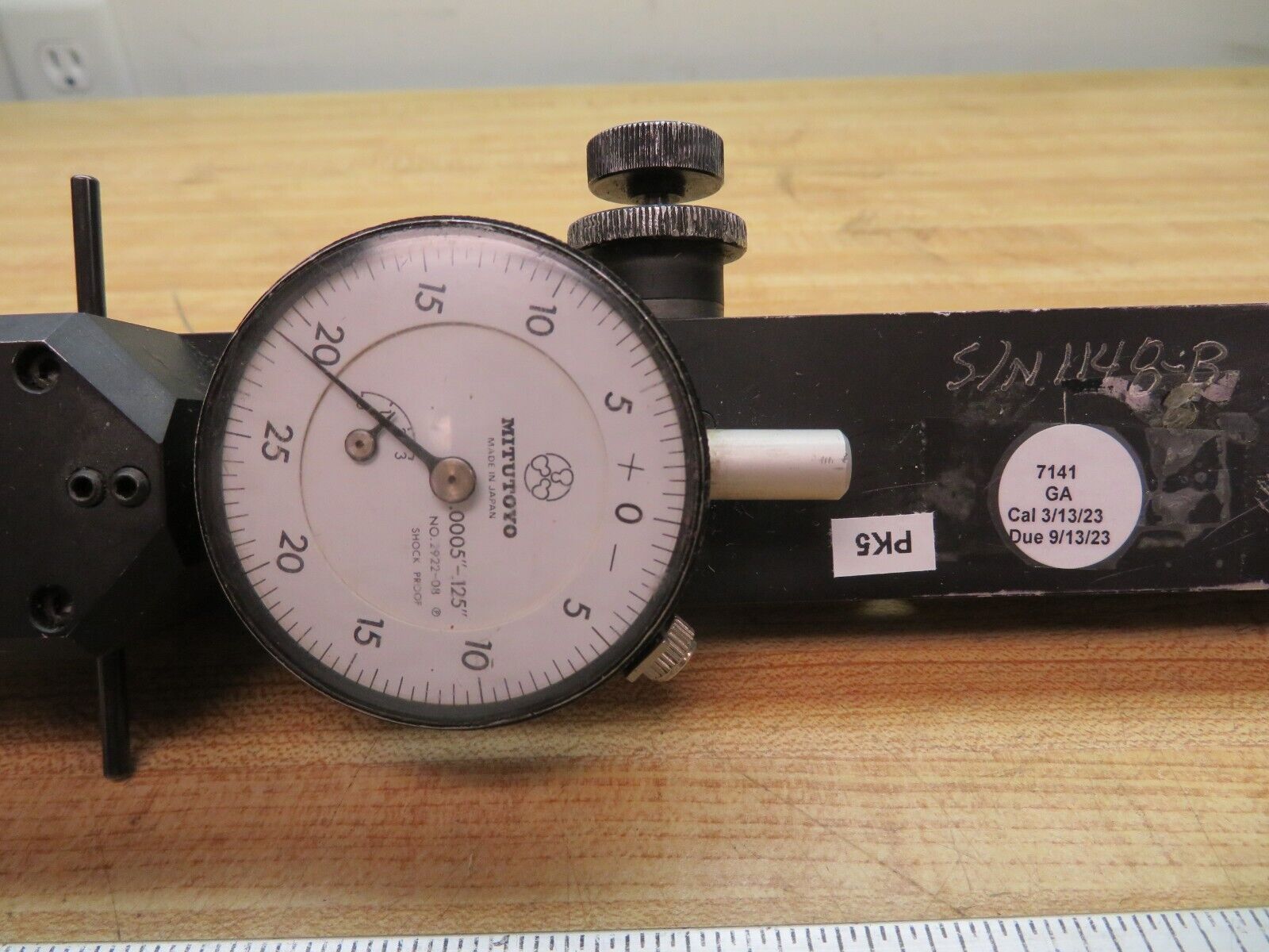 Mueller Gage Model 78m Shallow Diameter Groove Gage 1/32"9" .0005" PK5