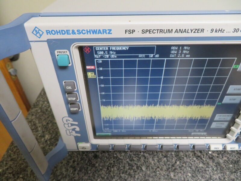 Rohde & Schwarz FSP30 9 kHz to 30 GHz Spectrum Analyzer PO74 - Image 3