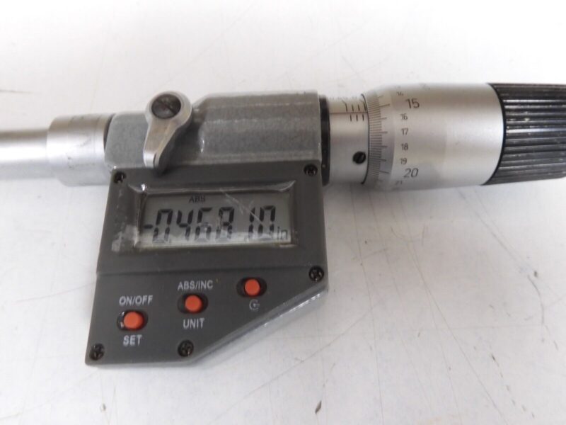 SPI Electronic Inside Micrometer: .5"-.6"/.00005" (English/Metric) - PT49 - Image 3