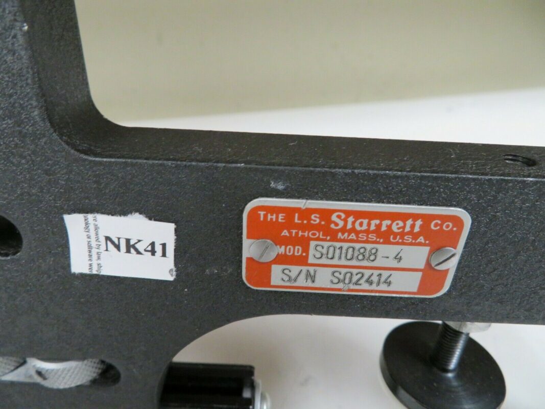 Starrett MDL S010884 24" Snap Gage, Flat Anvils Mahr Digital