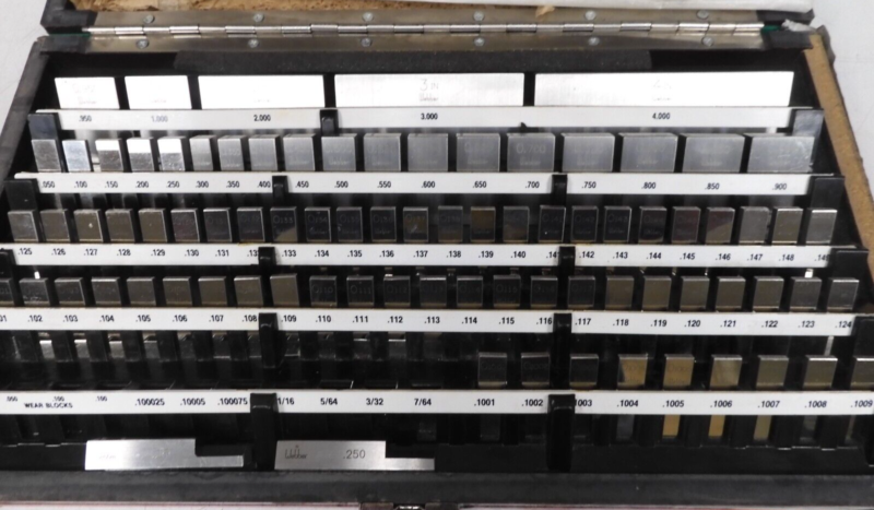 Starrett Webber - RS81A1 - Steel, English, Gr. 0 Gage Block Set - 83 pcs - PU33 - Image 3