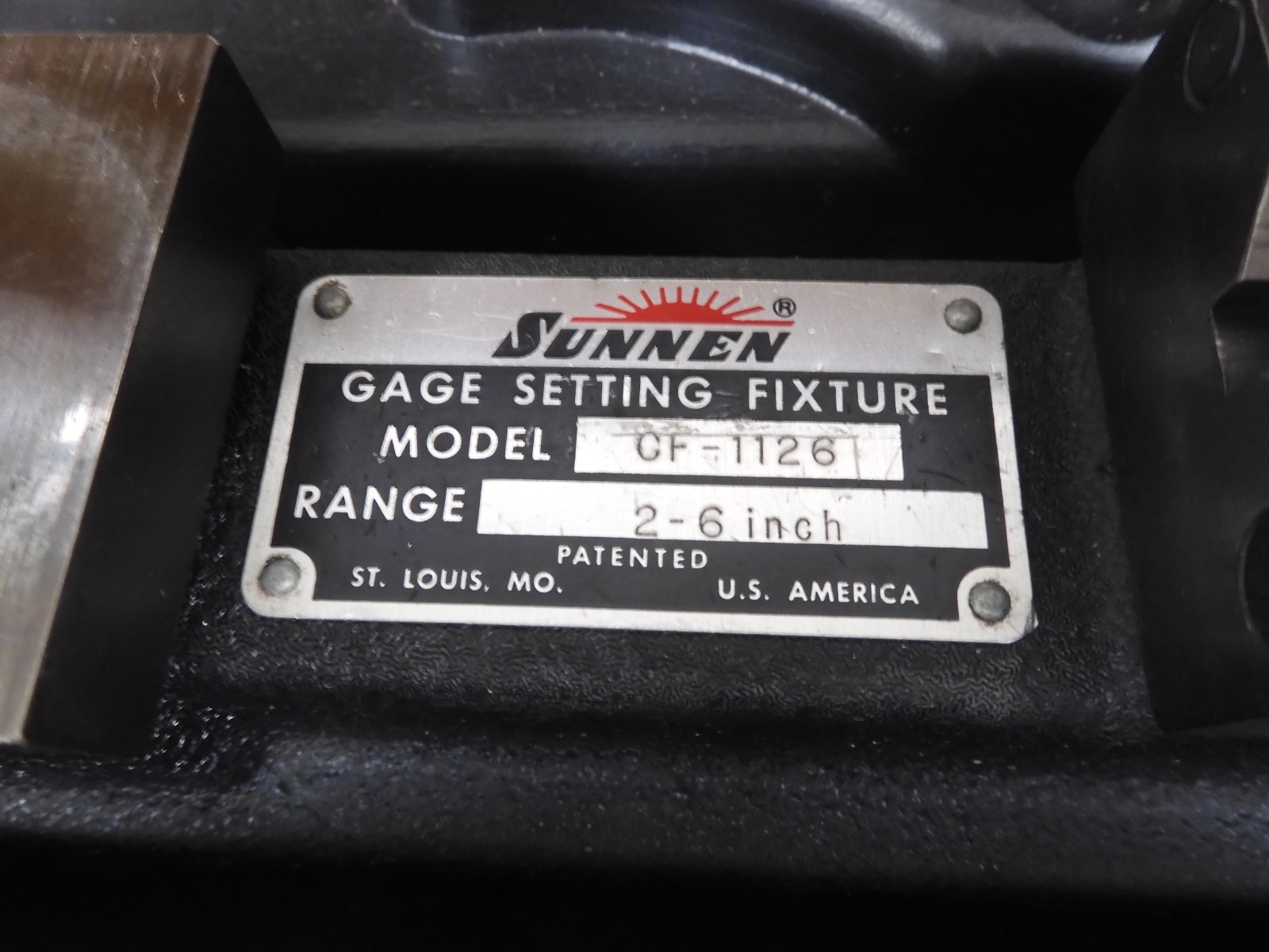 Sunnen CF-1126 Dial Bore Gauge 2-6" Setting Fixture w/ Standards and Case - QF48 - Image 4