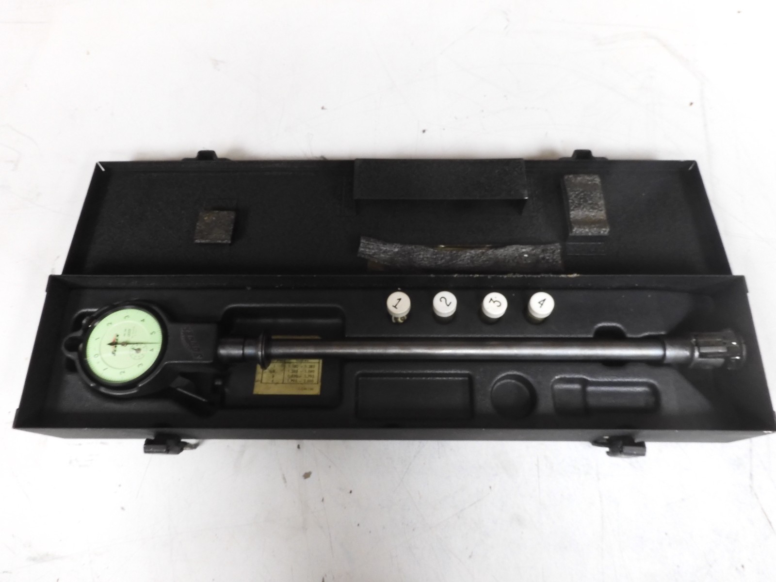 Sunnen Dial Bore Gage GR-9000 1.180 - 2.00" .0001" 12" depth 4 Tips - QF37