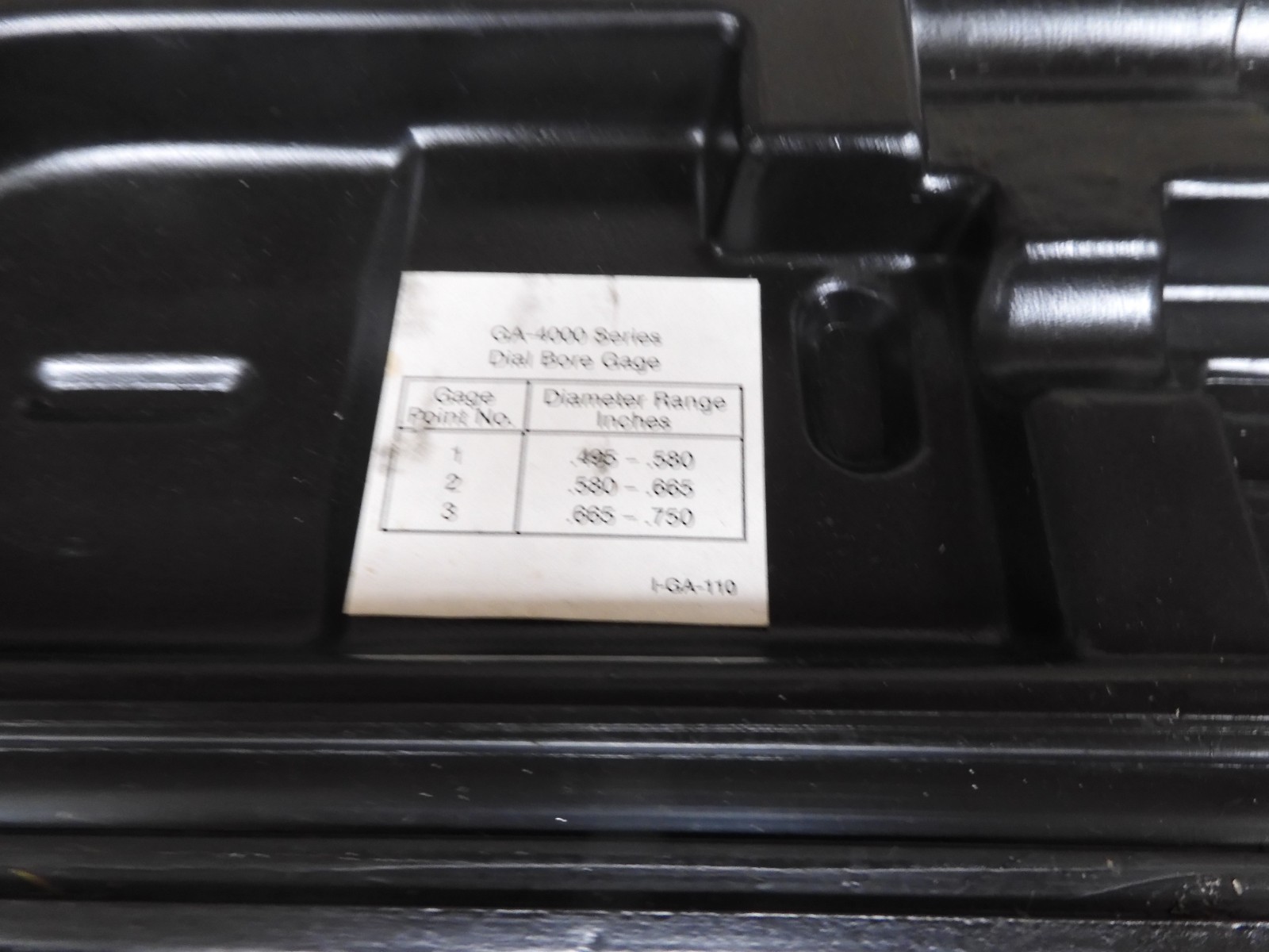 Sunnen Dial Bore Gage - model GA-4000 - .495"-.750"/ .0001" - 3 Tips - QK16 - Image 3