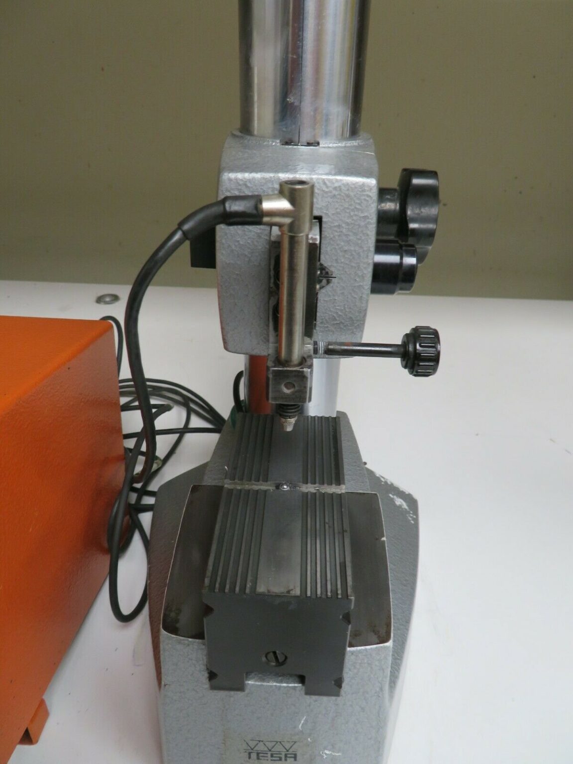Tesa Dual Probe High Precision Comparator Gage 06"/.000005" w/ Pretec