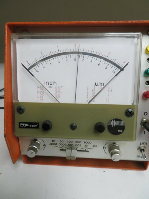 Tesa Dual Probe High Precision Comparator Gage 06"/.000005" w/ Pretec