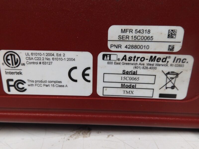 Astro-Med TMX Multi-Channel High Speed Data Acquistion Recorder - PY21 - Image 8