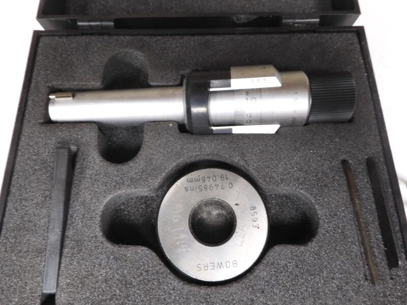 Bowers Intrimik/Bore/Holemike Micrometer w/ set ring - .75-1"/.00025" - PU78 - Image 3